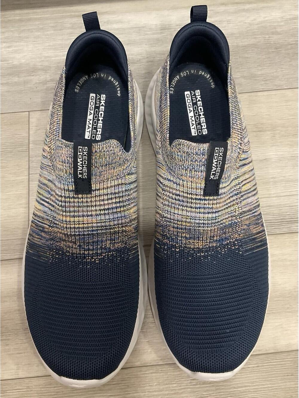 NWOT Skechers Air Cooled Goga Mat Go Walk Slip On Tennis Shoes Women’s Size 10 - Picture 6 of 9